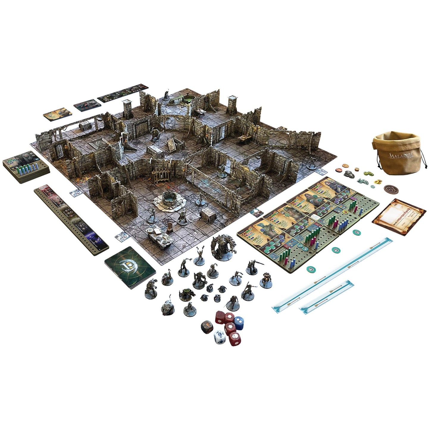 Battle Systems Maladum Dungeons of Enveron Starter Set – Immersive Fantasy Dungeon Crawler