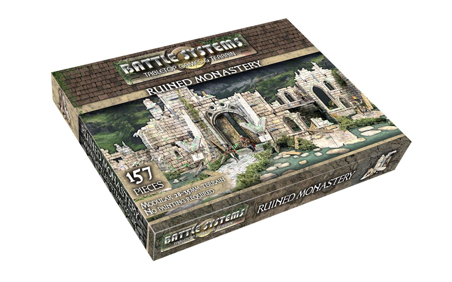 Battle Systems – Modular Fantasy Scenery: Ruined Monastery for 28mm Tabletop Games