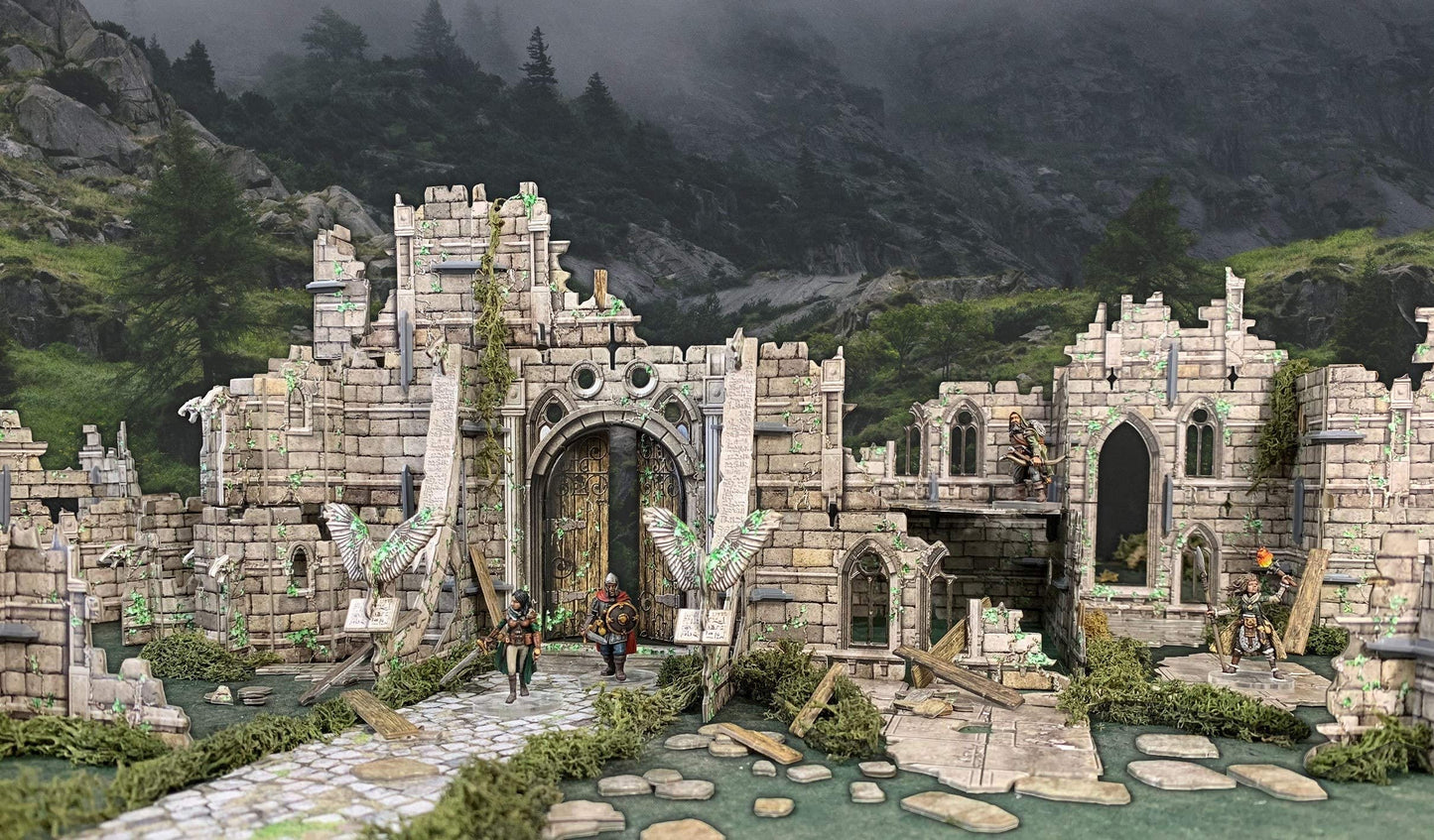 Battle Systems – Modular Fantasy Scenery: Ruined Monastery for 28mm Tabletop Games
