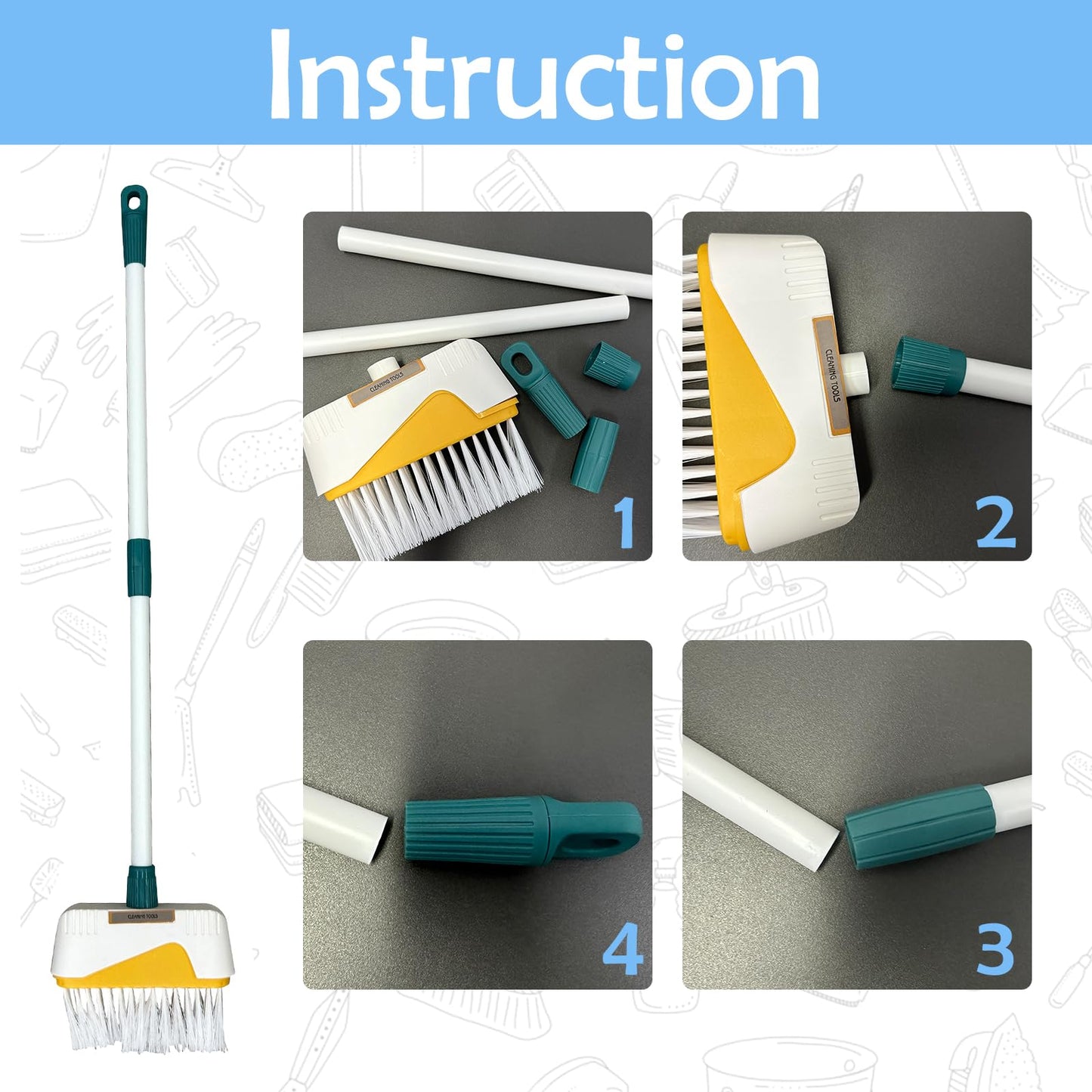BAYMI Kids Vacuum That Really Works — 9-Piece Cleaning Set for Ages 3+