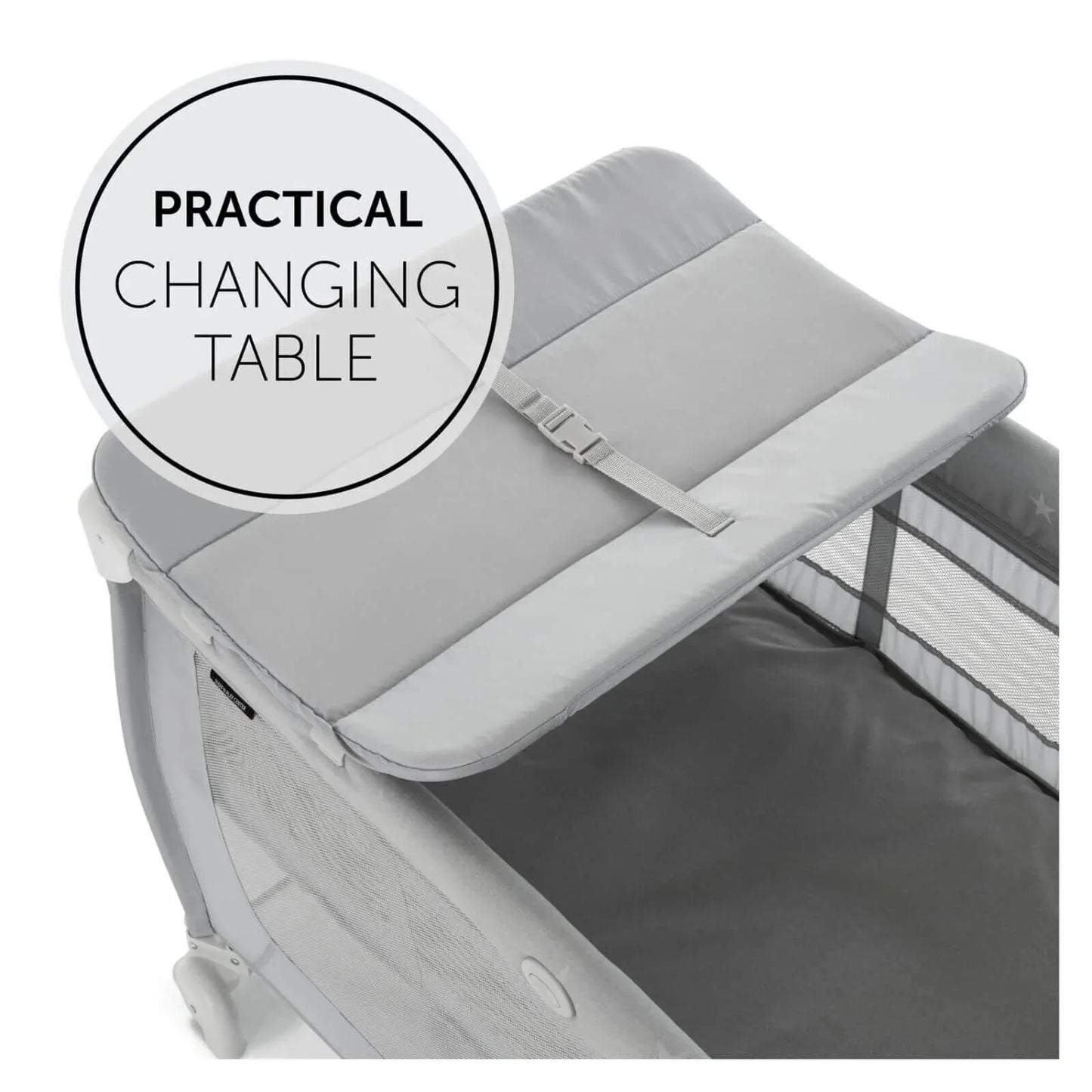 Hauck Sleep N Play Center Bassinet Travel Cot & Playpen - Stars