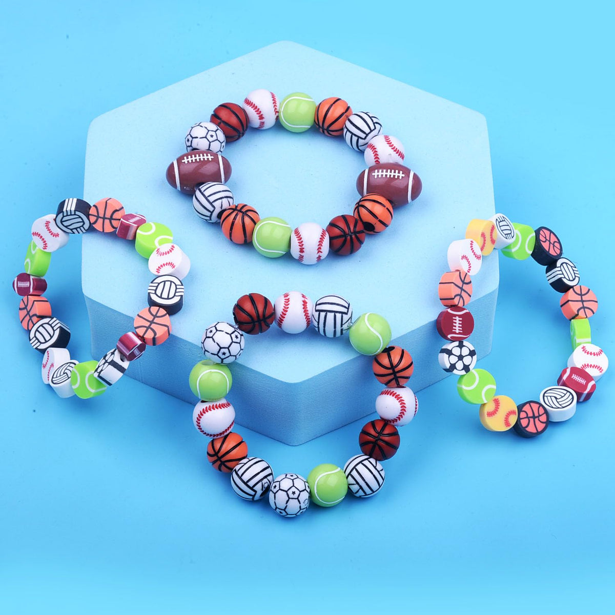 BBita 2480pcs Beads Kit – Polymer Clay Beads for DIY Jewelry & Crafts