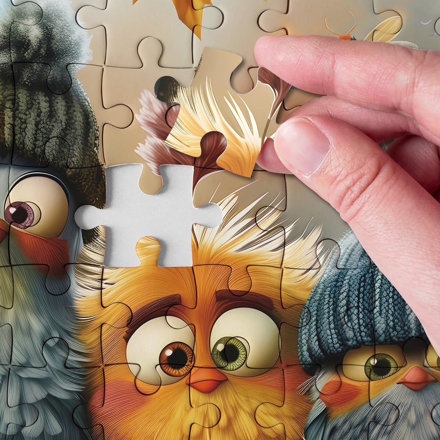 BBOLDIN Autumn Bird Puzzle 1000 Pieces – Cozy Fall Landscape Jigsaw for Adults