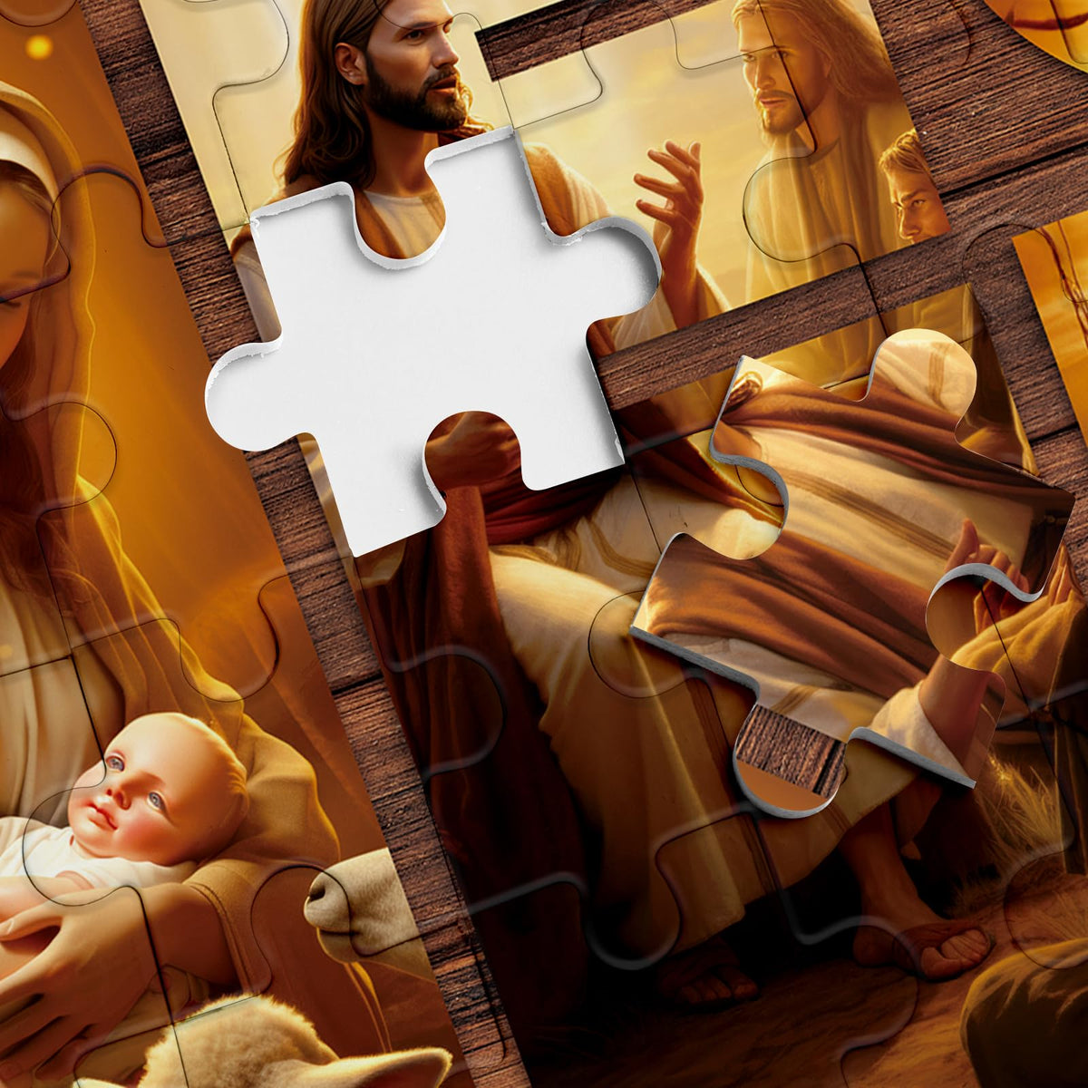 BBOLDIN Christian Puzzles for Adults 1000 Pieces – Jesus Christ Jigsaw Puzzle for Easter & Family Decor