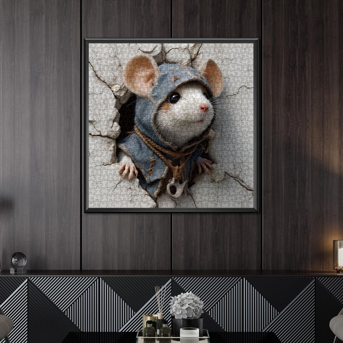 BBOLDIN Funny Mouse Puzzle 1000 Pieces for Adults — Cute Animal Jigsaw
