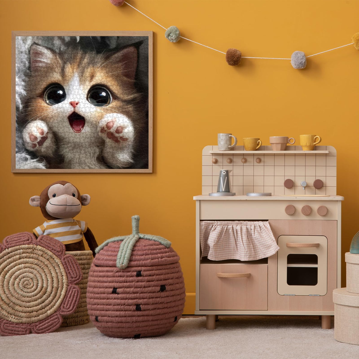 BBOLDIN Cute Cat Puzzles for Adults - 1000 Pieces | Pretty Kitty Art Jigsaw