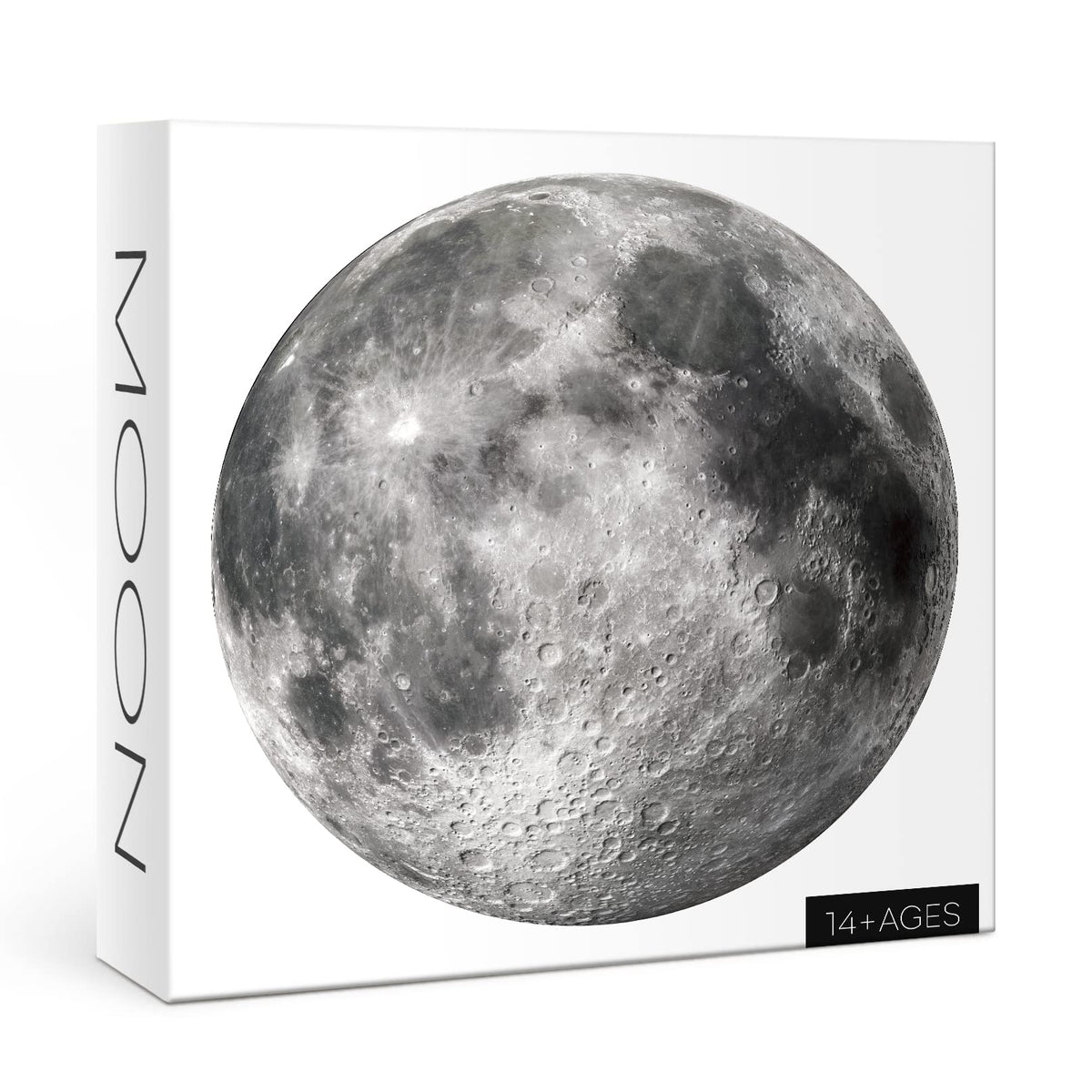 BBOLDIN Space Moon Round Puzzle 1000 Pieces – Adult Jigsaw, Solar System Galaxy