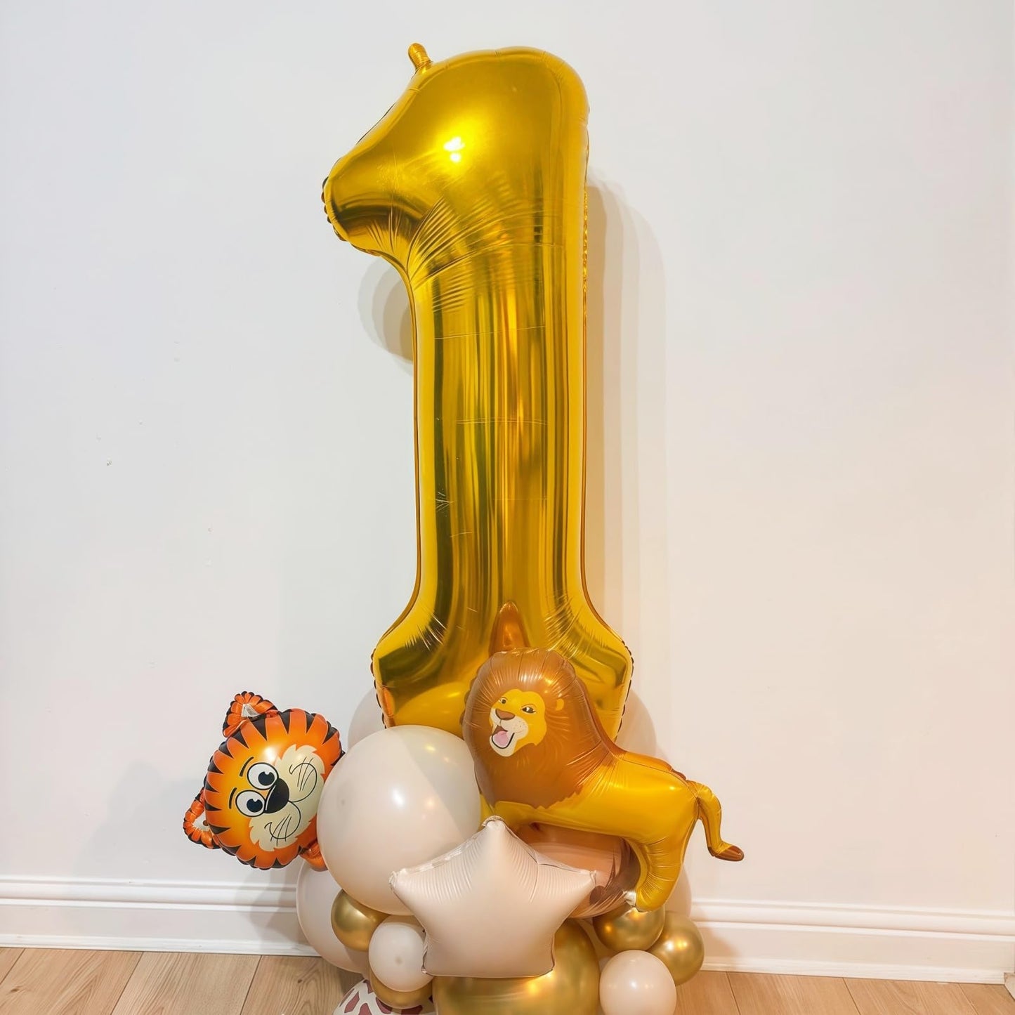 BBPOOL Gold 3 Balloon – 40-Inch Foil Number 3 Balloon for Birthday Party Decor
