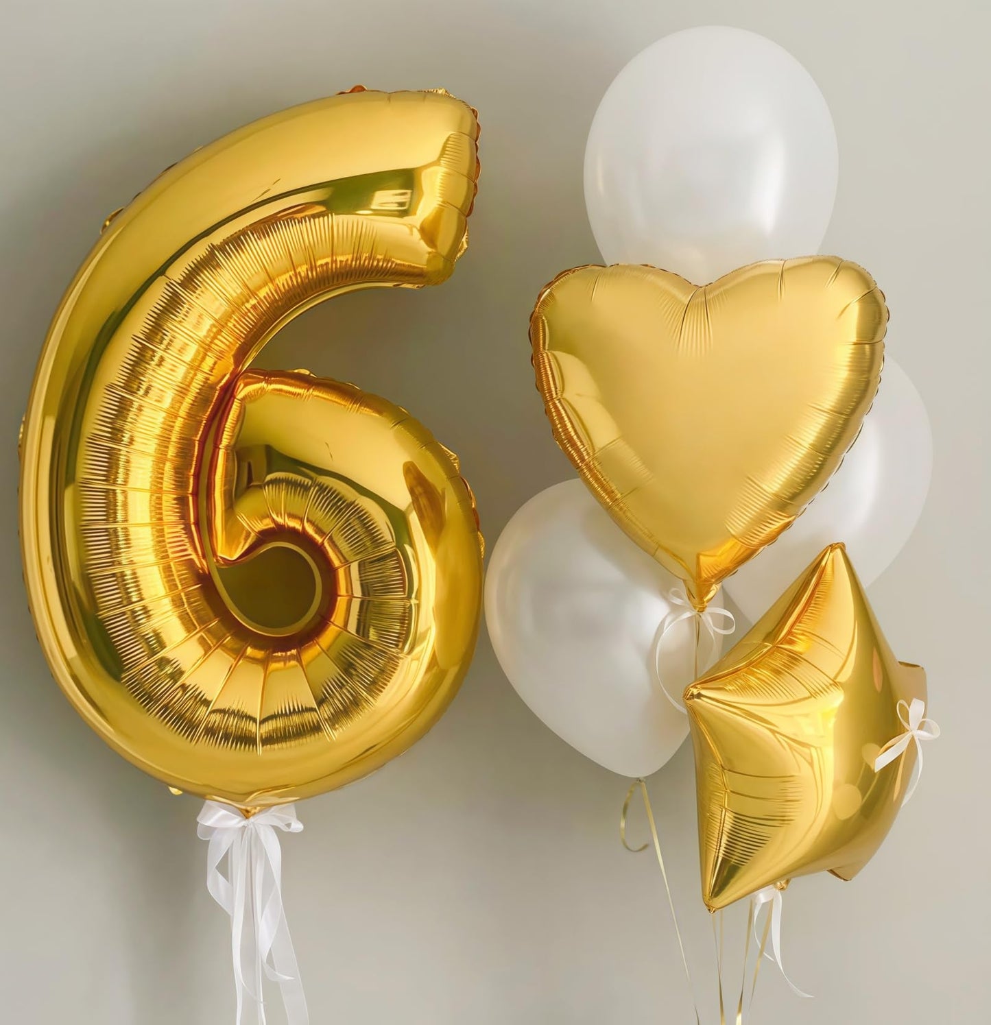 BBPOOL Gold 3 Balloon – 40-Inch Foil Number 3 Balloon for Birthday Party Decor