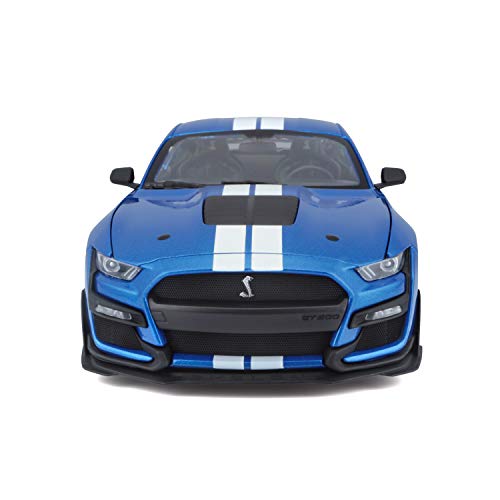 BBurago 1:18 Special Edition 2020 Mustang Shelby GT500 Die-Cast Car - Orange/Blue