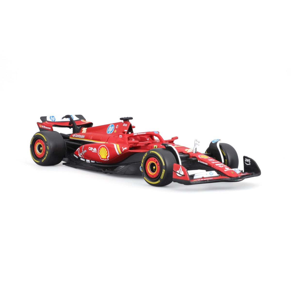 Bburago 1:43 Ferrari SF-24 (2024) Die-Cast Model Car | Collectible & Play