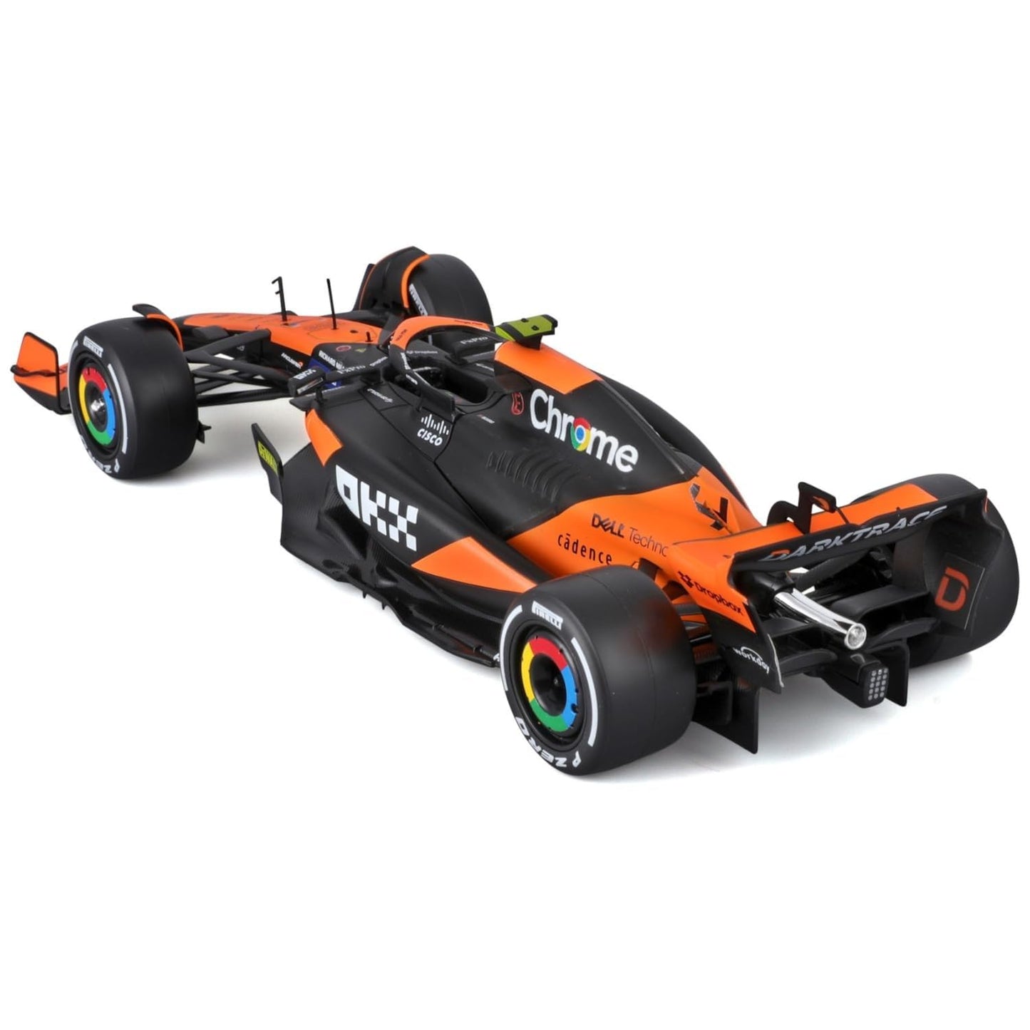 Bburago 1:24 2024 Race McLaren MCL38 with Norris #4 – Die-Cast Model Car