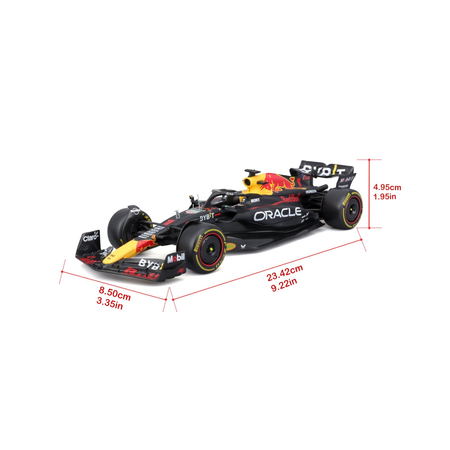 Bburago 1:24 2023 Race Oracle RB19 Die-Cast Car with Verstappen Figure