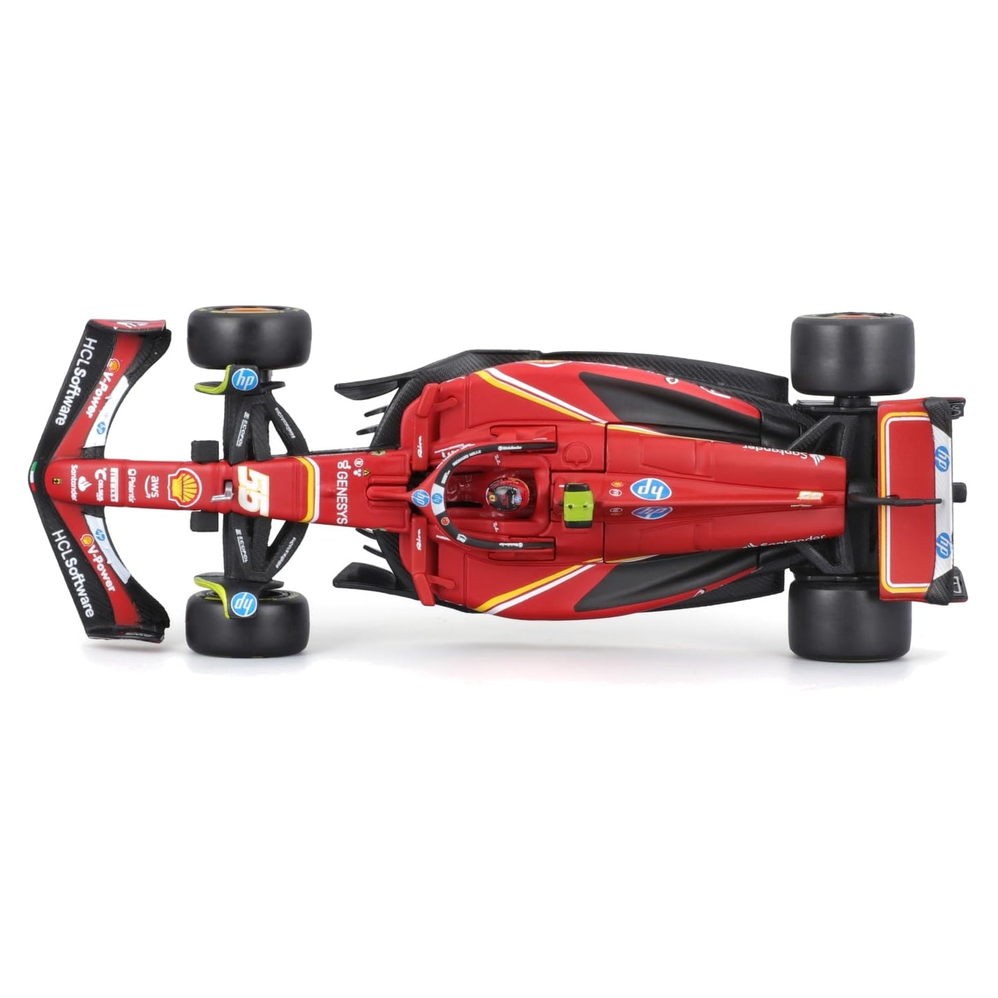 Bburago 1:43 SFR Ferrari SF-24 w/ Helmet (2024) – Die-Cast Model