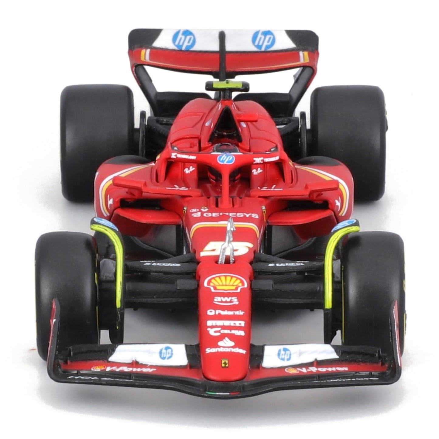 Bburago 1:43 SFR Ferrari SF-24 w/ Helmet (2024) – Die-Cast Model