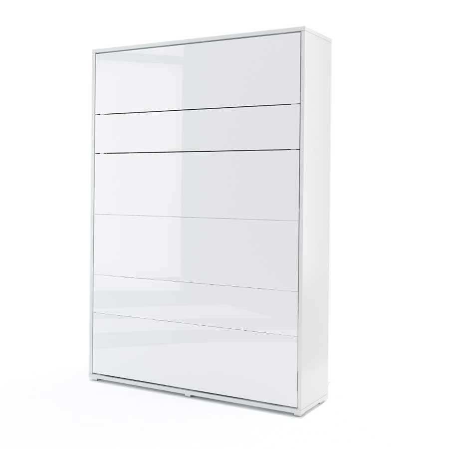 Vertical Folding Wall Bed – Double 140cm | Hidden Pull Down Bed with Gas Soft-Close & Locking System