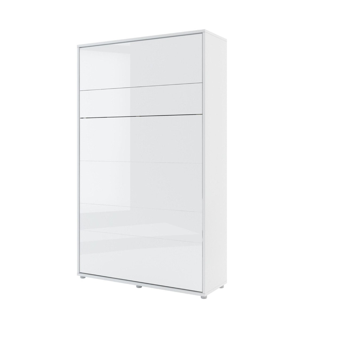 Vertical Folding Wall Bed – Small Double 120cm | Hidden Pull Down Bed with Gas Soft-Close & Locking System