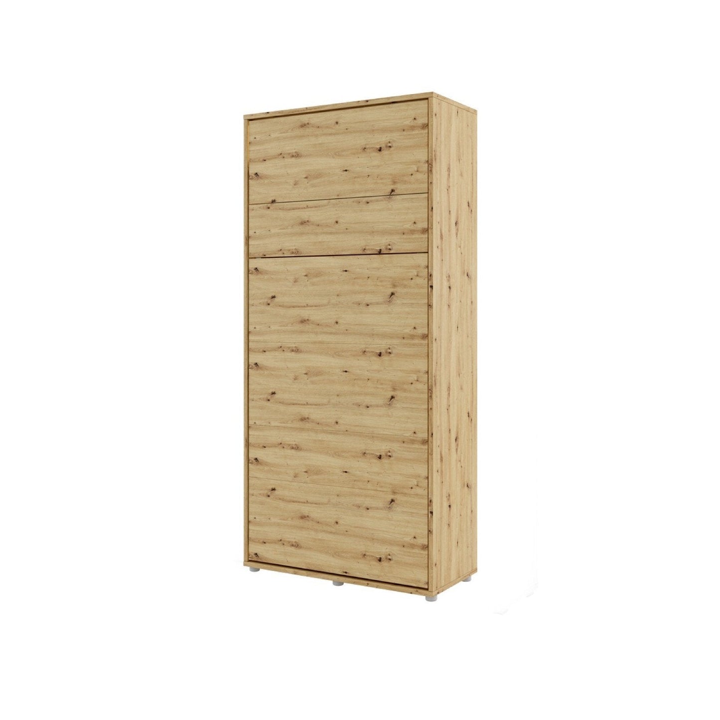 Vertical Folding Wall Bed – Single 90cm | Hidden Pull Down Bed with Gas Soft-Close & Locking System