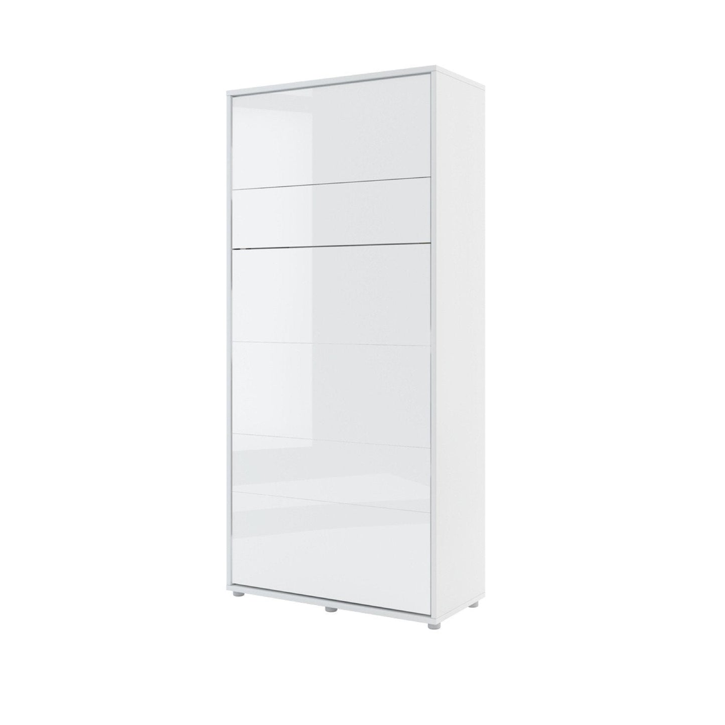 Vertical Folding Wall Bed – Single 90cm | Hidden Pull Down Bed with Gas Soft-Close & Locking System