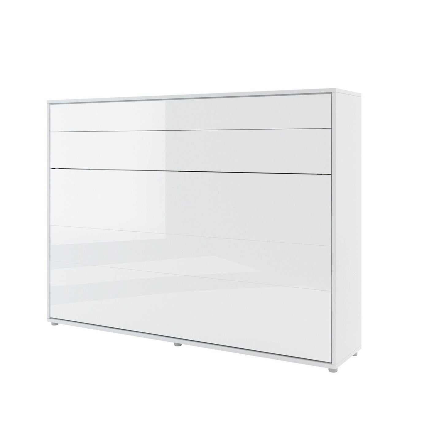 Horizontal Folding Wall Bed – Double 140cm | Hidden Pull Down Bed with Gas Soft-Close & Locking System