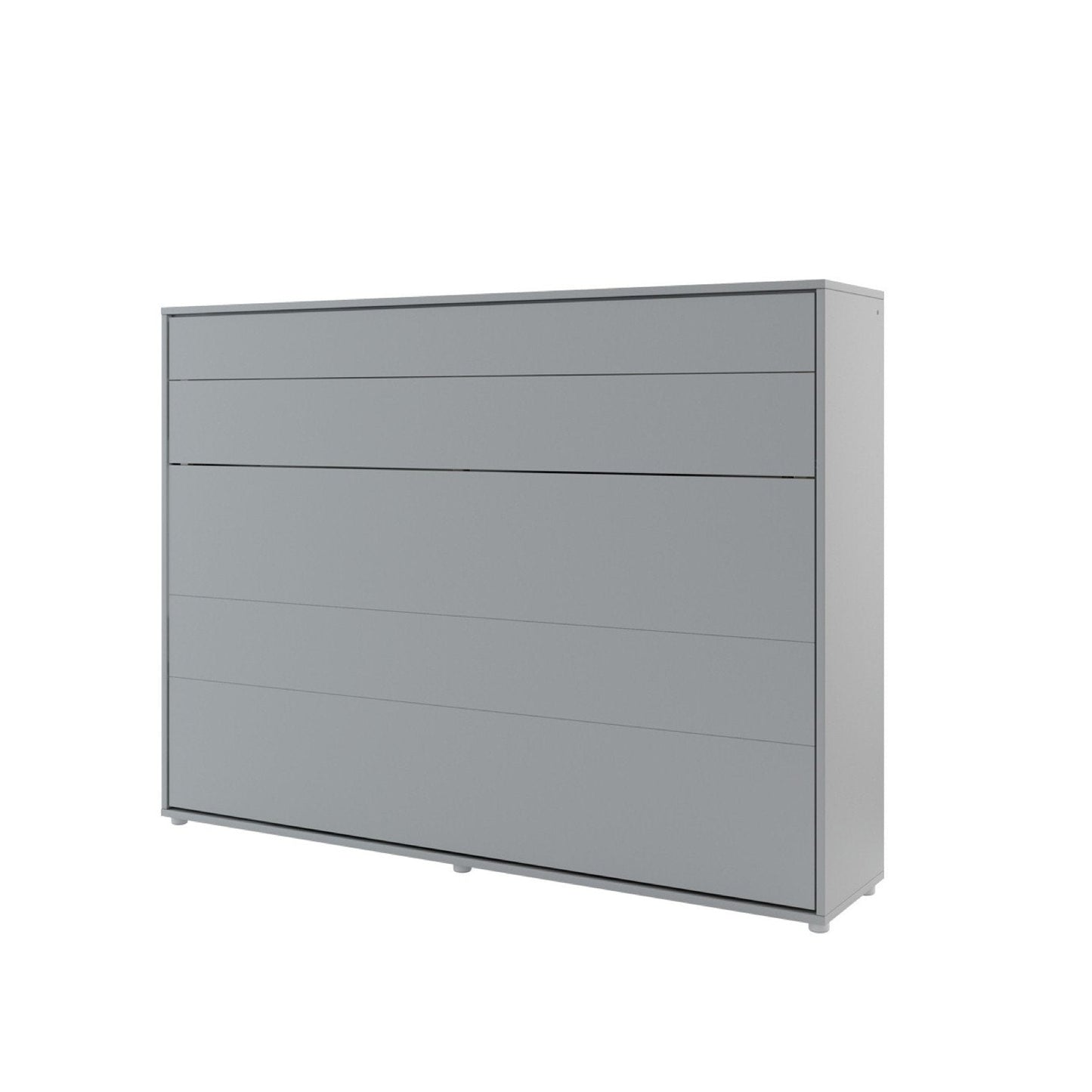 Horizontal Folding Wall Bed – Double 140cm | Hidden Pull Down Bed with Gas Soft-Close & Locking System