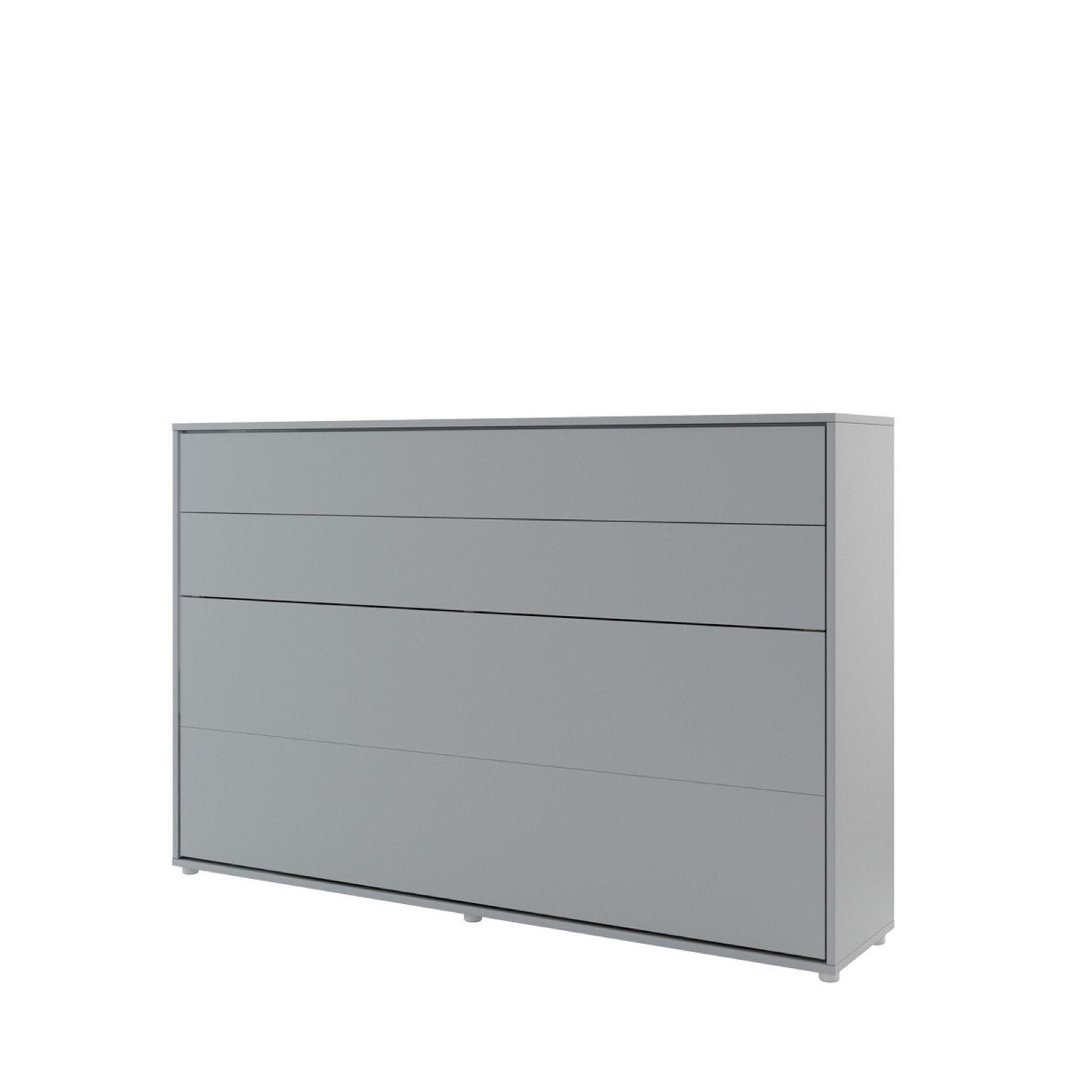 Horizontal Folding Wall Bed – Small Double 120cm | Hidden Pull Down Bed with Gas Soft-Close