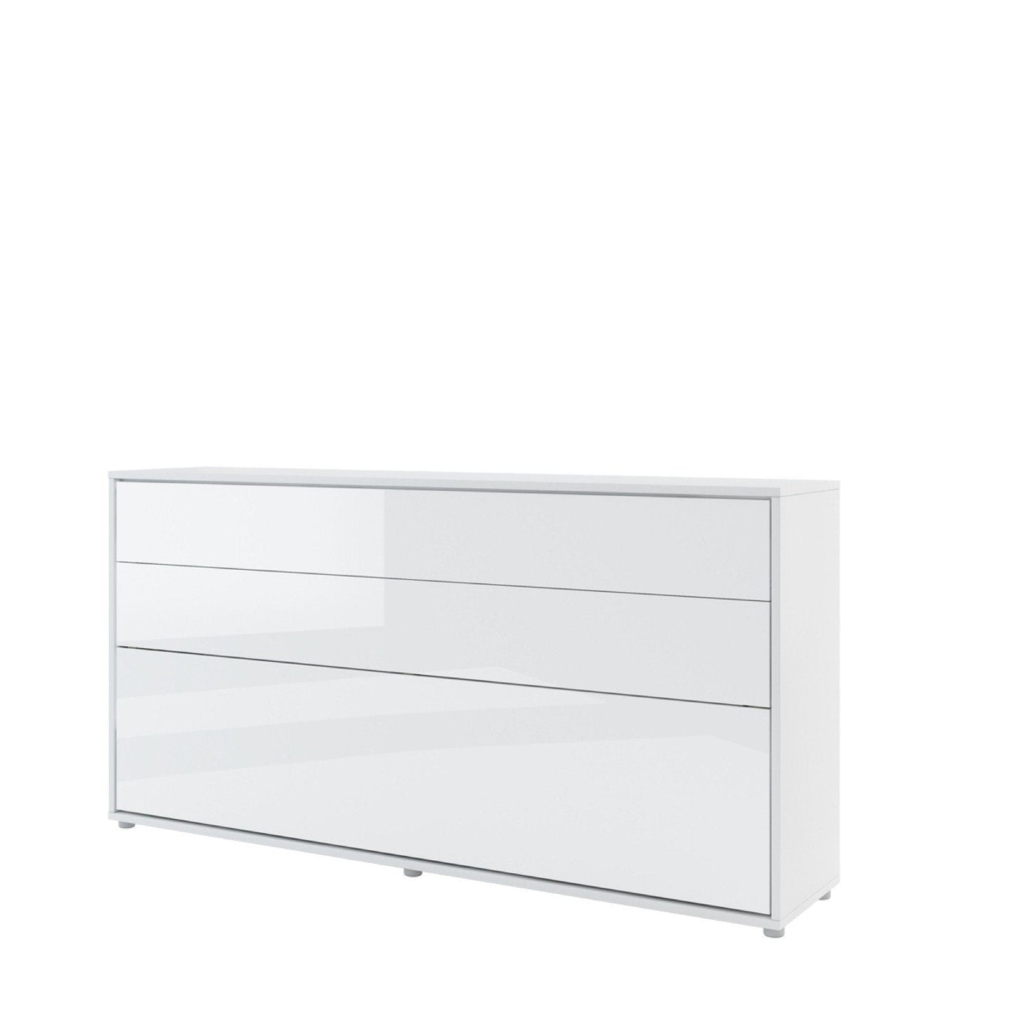 Horizontal Folding Wall Bed – Single 90cm | Hidden Pull Down Bed with Gas Soft-Close & Locking System