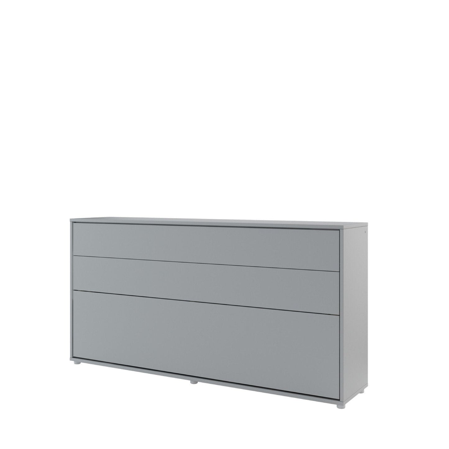 Horizontal Folding Wall Bed – Single 90cm | Hidden Pull Down Bed with Gas Soft-Close & Locking System