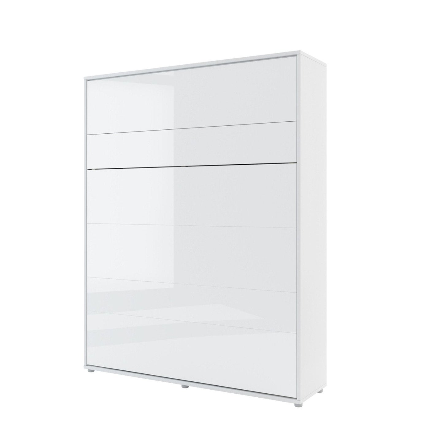 Vertical Folding Wall Bed – EU King 160cm | Hidden Pull Down Bed with Gas Soft-Close & Locking System