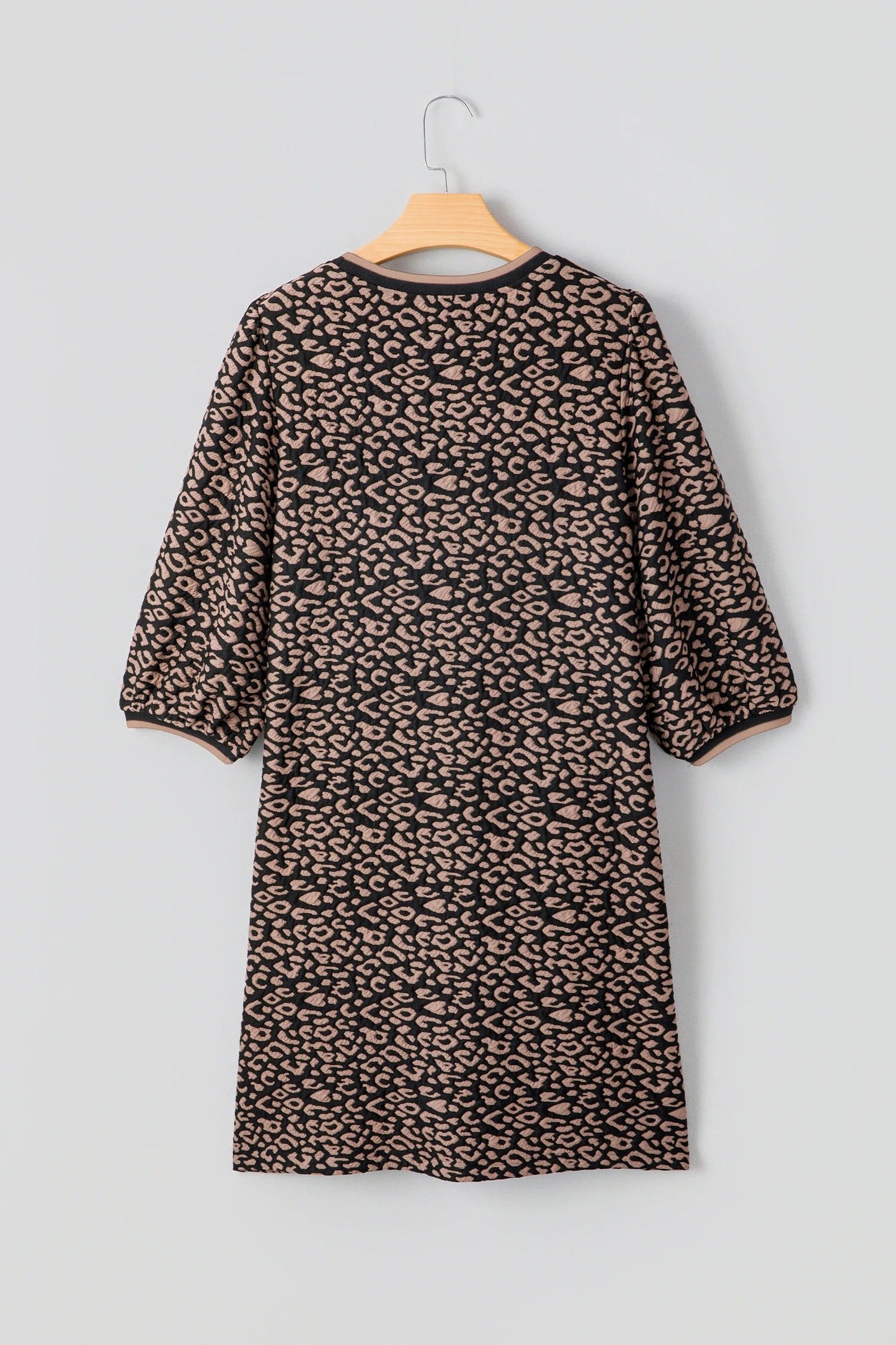 Women's Crab-patterned Printed Long-sleeve V-neck Dress