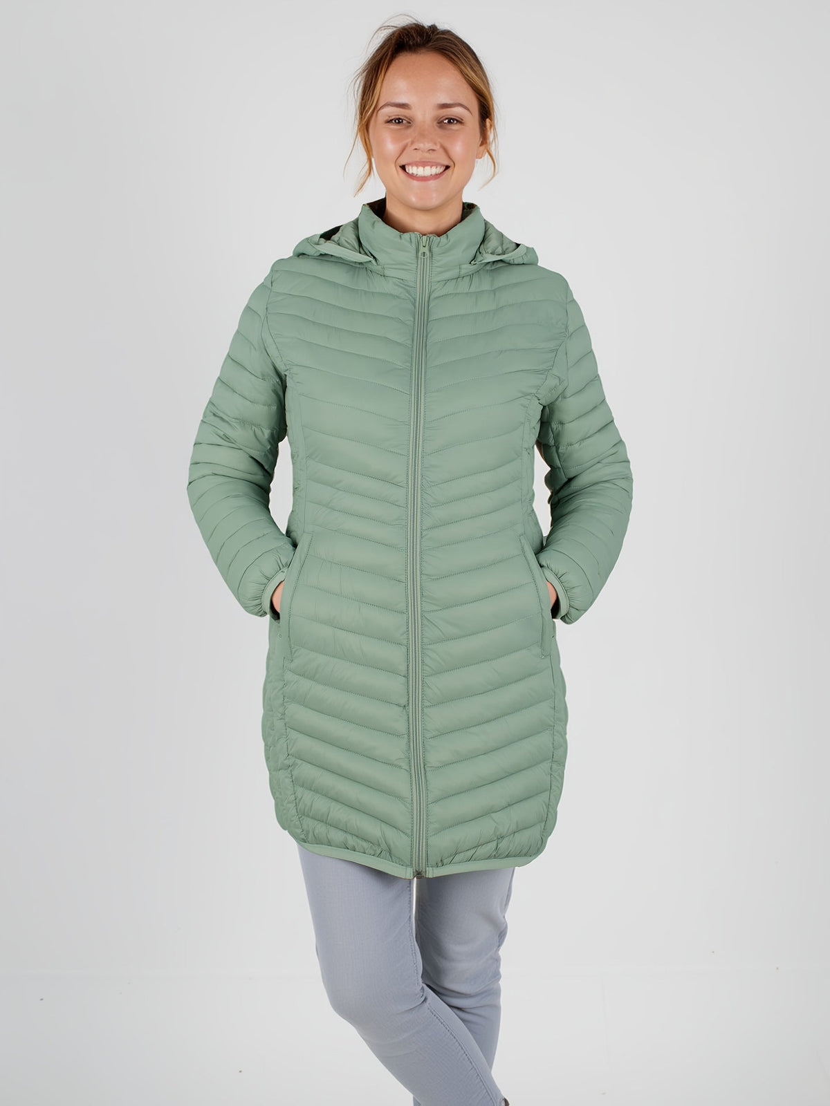 Women's Solid-Color Winter Cotton Padded Jacket