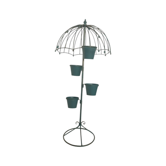 130CM BLUE METAL GARDEN PLANTER