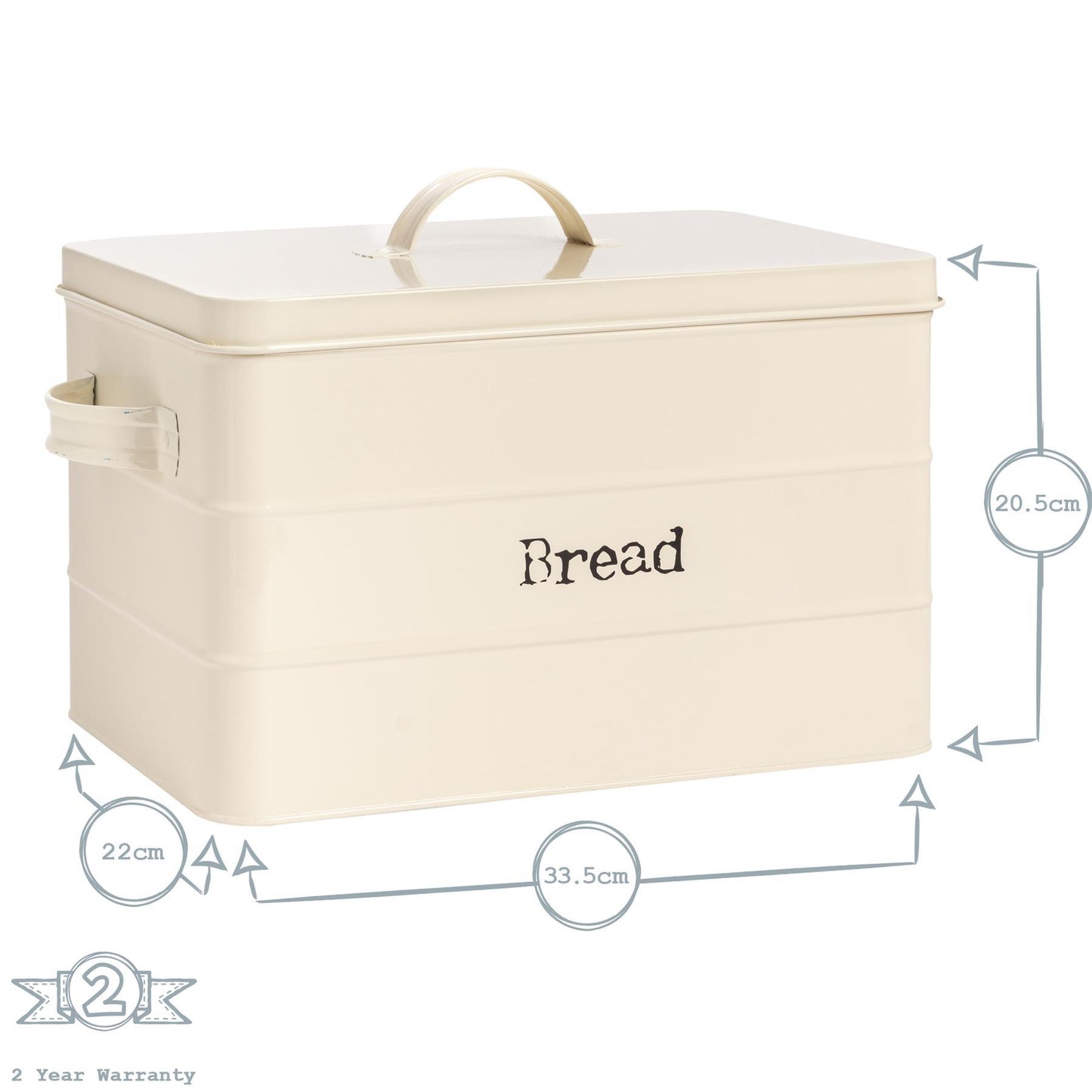 Vintage Metal Bread Bin