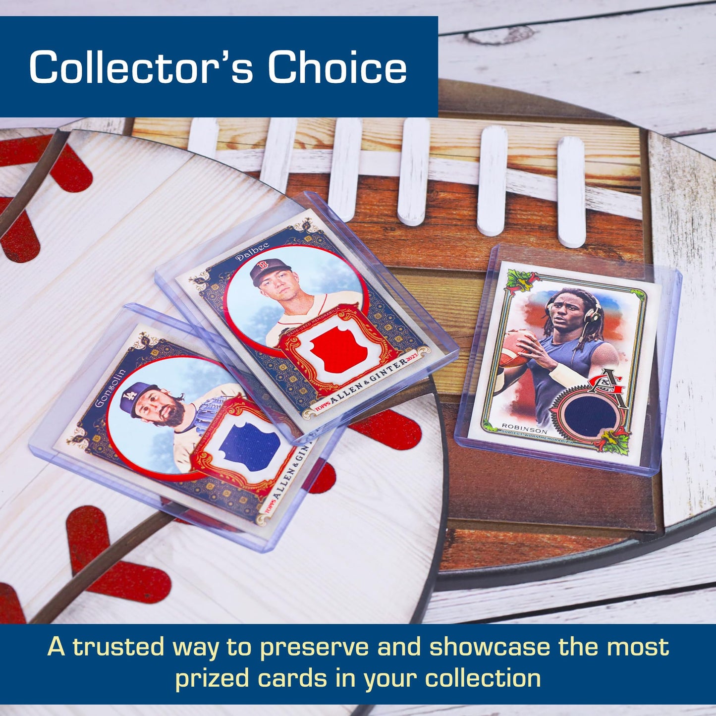 BCW 59 PT Thick Card Top Loaders – 100 Pack, Rigid 59pt Toploaders for Trading Cards & Memorabilia