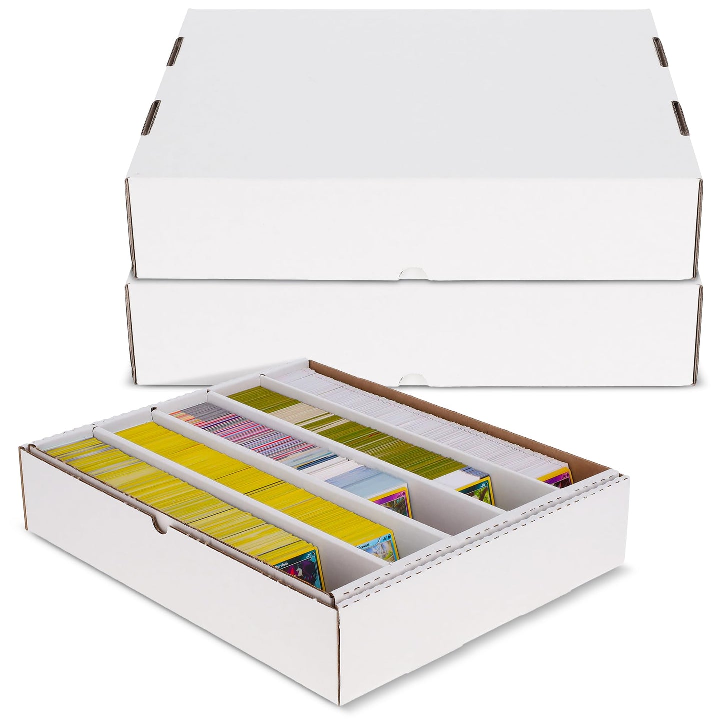 BCW 5000ct Trading Card Storage Box (Full Lid) – 1 Pack | High-Capacity Card Organizer