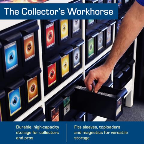 BCW 6 Drawer Card Catalog - Heavy-Duty Stackable Card Organizer