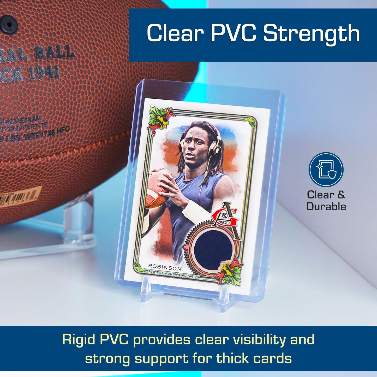 BCW 59 PT Thick Card Top Loaders – 100 Pack, Rigid 59pt Toploaders for Trading Cards & Memorabilia