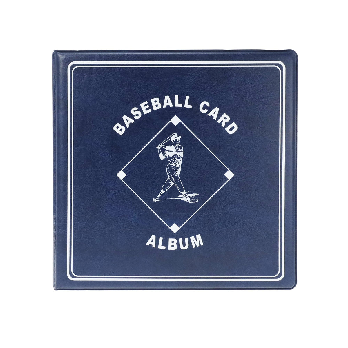 BCW Baseball 3-Inch Album - Blue | Durable 90-Page Binder with Heavy-Duty D-Ring
