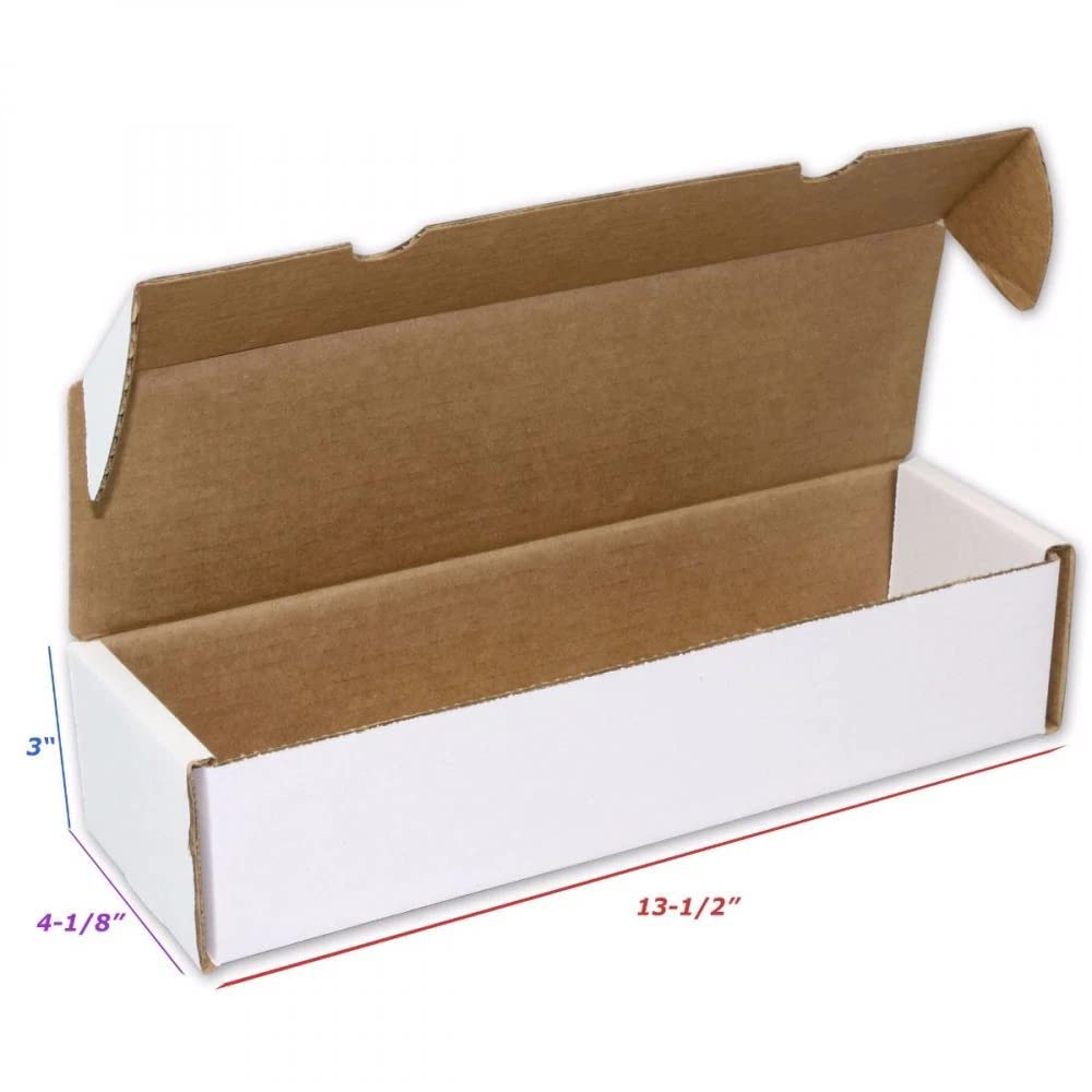 BCW Single Row Gaming Card Storage Box - 1000 Card Capacity | Corrugated Cardboard Holder