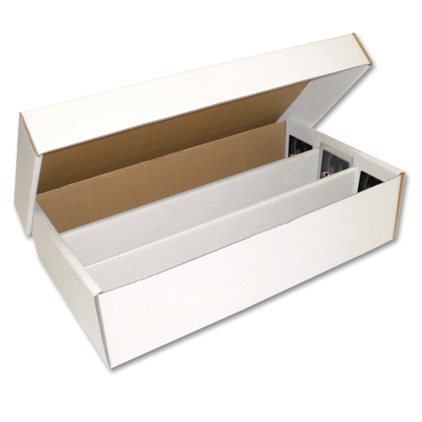 BCW Super Shoe Storage Box – 5 Pack for Trading Cards, Games & Collectibles | Holds 3,000 Standard Cards or 600 3x4 Toploaders | Assembly Required