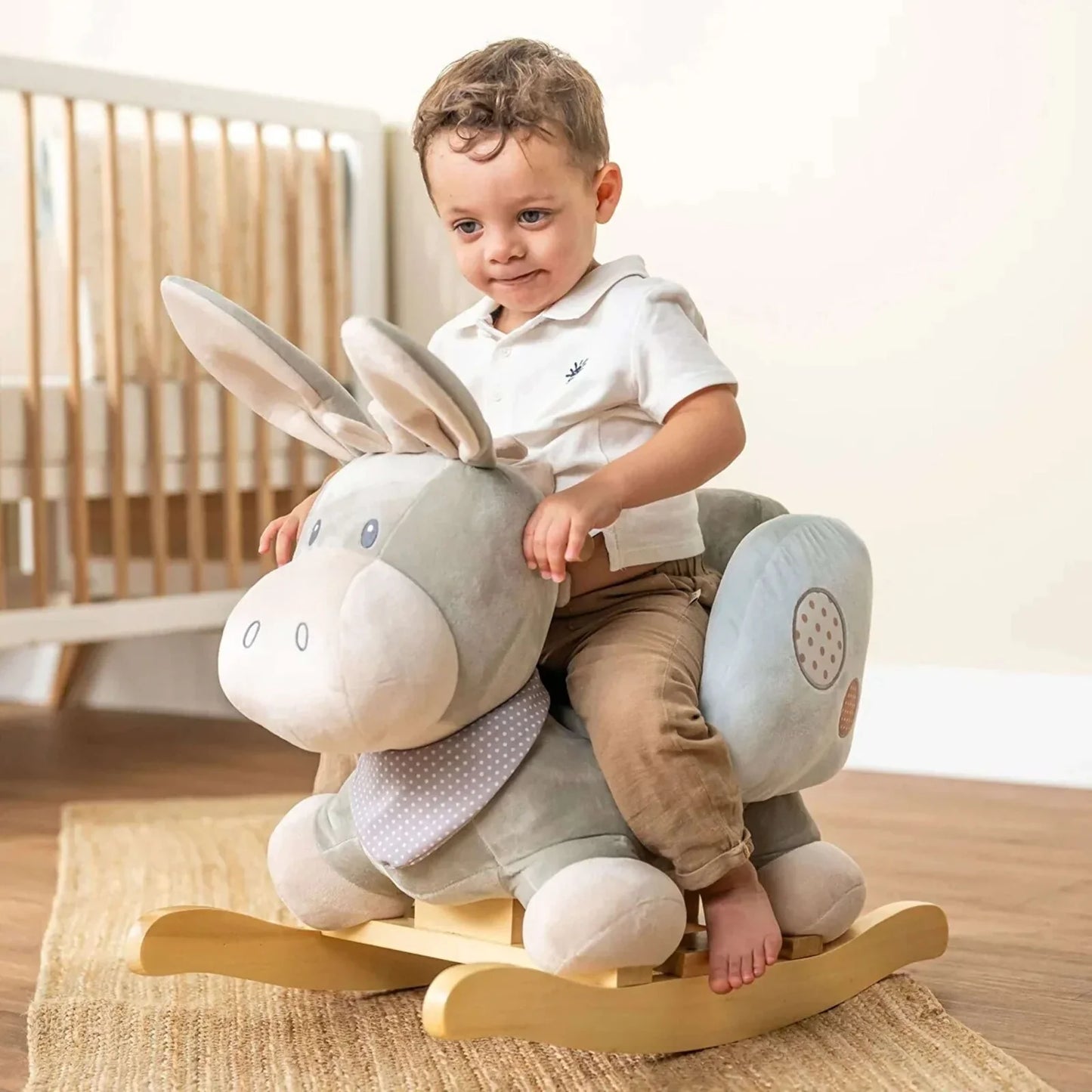 Nattou Cappuccino Donkey Rocker