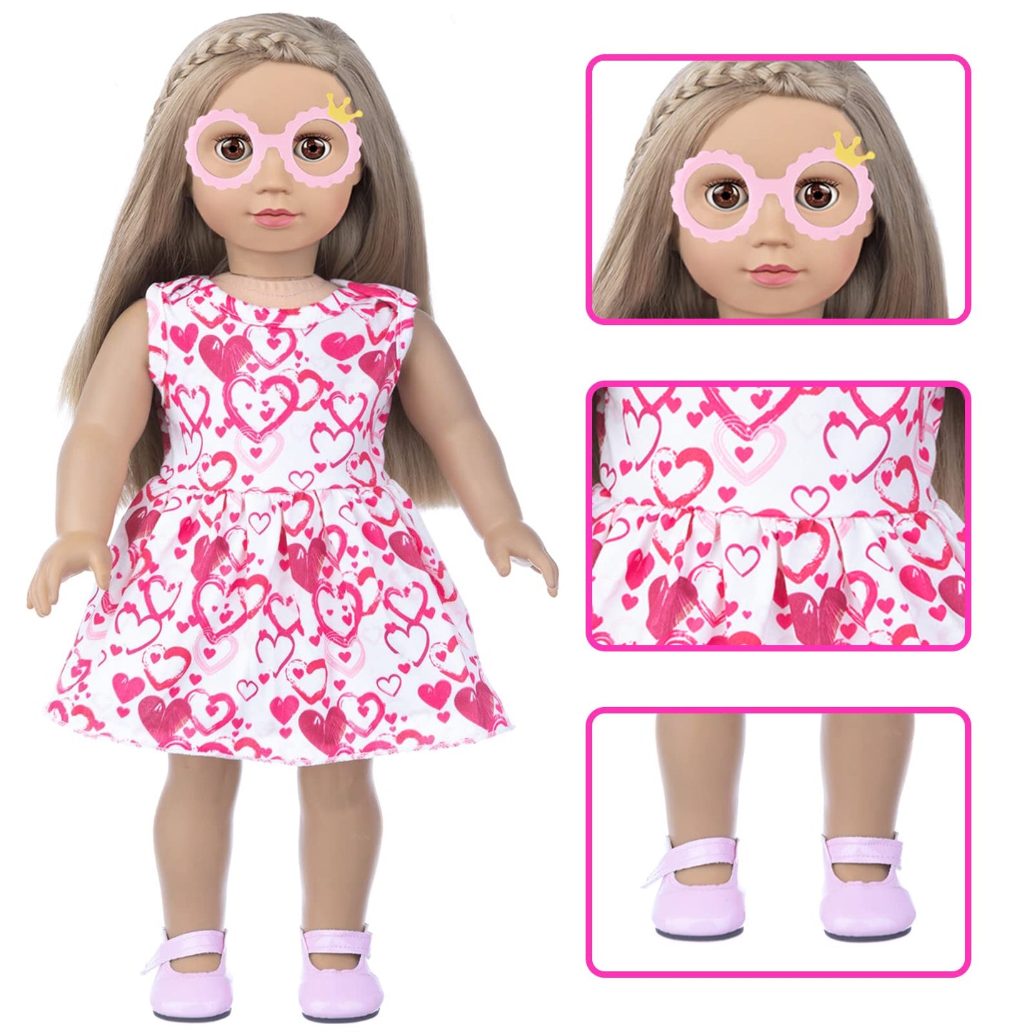 BDOLL 18-Inch Doll School Playset – 25-Piece Accessories Kit for Creative Pretend Play