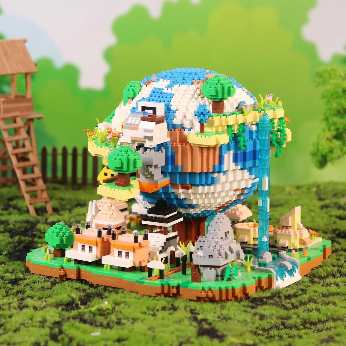 BDYDT Architecture Global Village Micro Building Blocks Set (5452PCS) – Model Toys for Kids & Adults