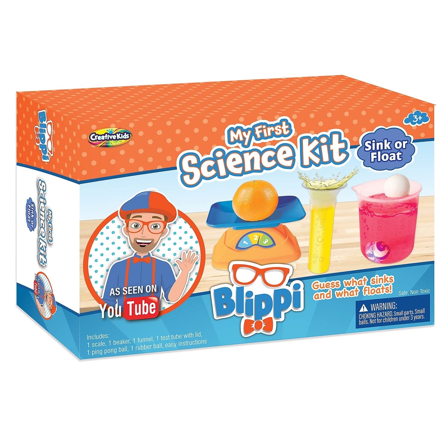 Be Amazing! Toys Blippi My First Science: Sink or Float – Hands-On Early Physics Kit