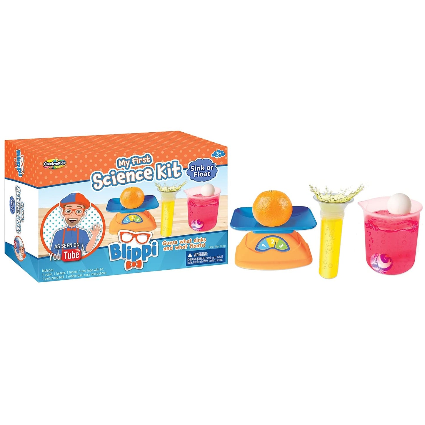 Be Amazing! Toys Blippi My First Science: Sink or Float – Hands-On Early Physics Kit