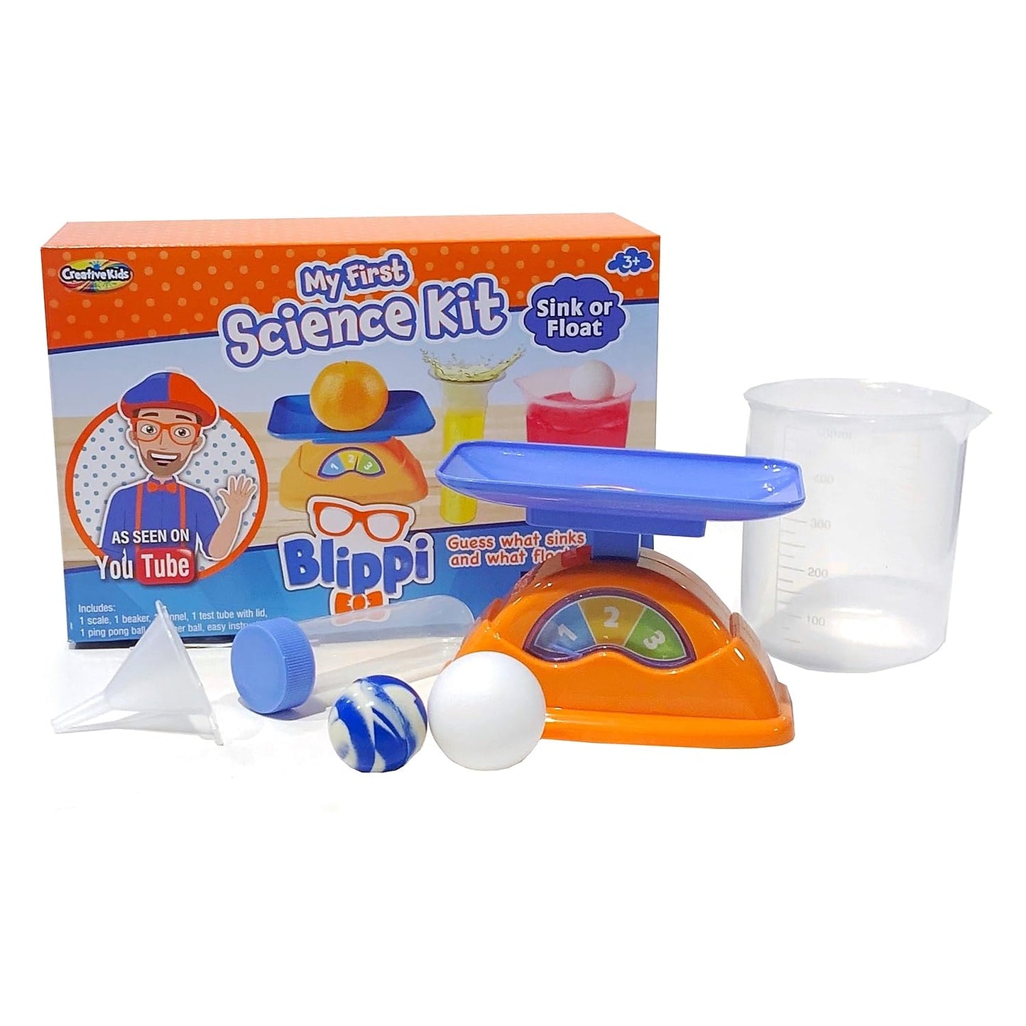 Be Amazing! Toys Blippi My First Science: Sink or Float – Hands-On Early Physics Kit