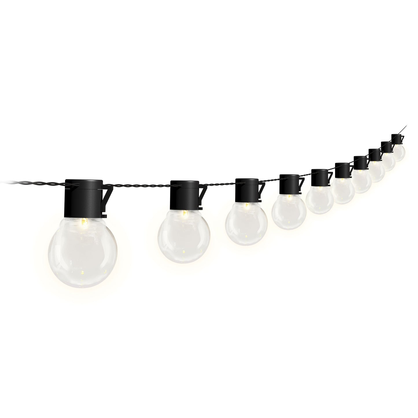 4lite Antheia Solar IP44 Festoon Outdoor String Lights - 3m
