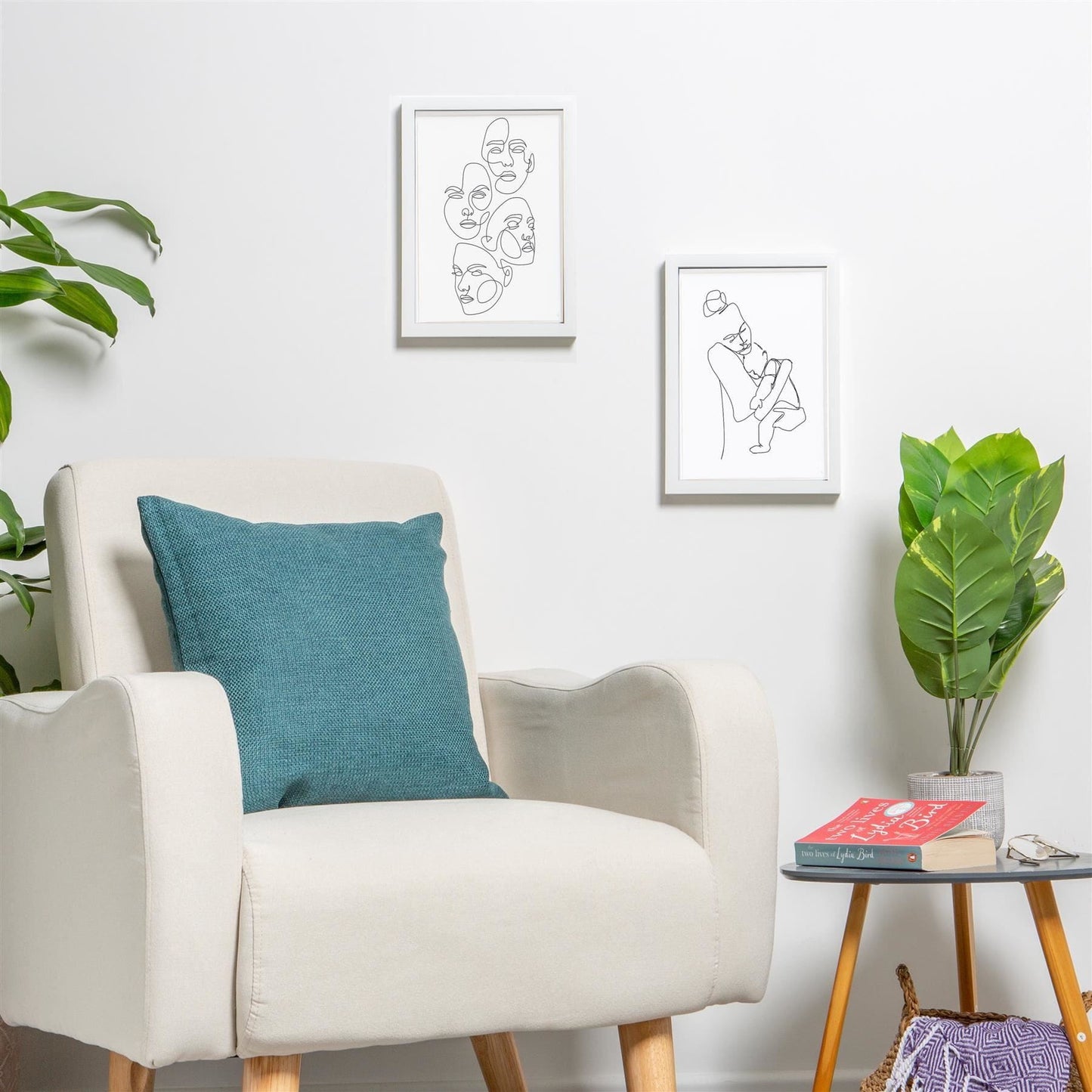 Grey A4 (8" x 12") Photo Frame with A5 Mount