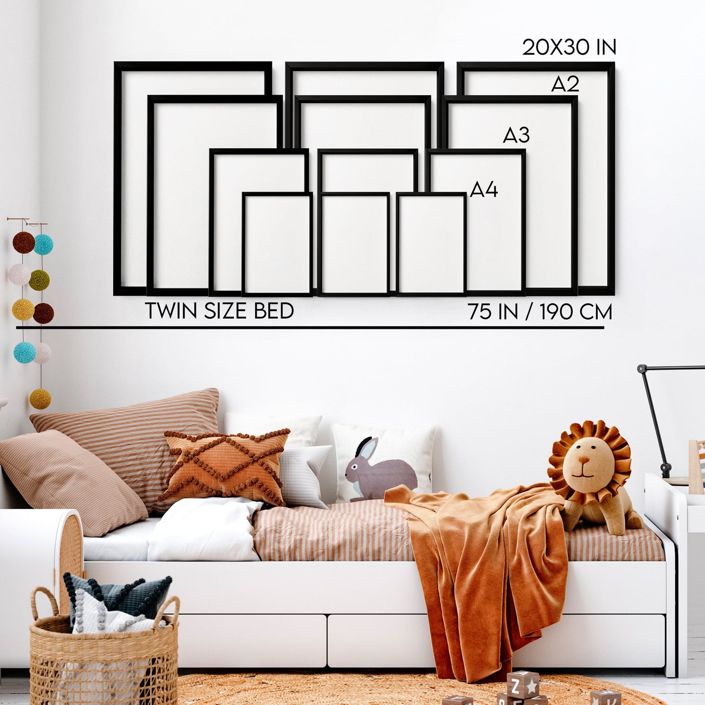 Nursery hanging decor | set of 3 Robots wall art prints
