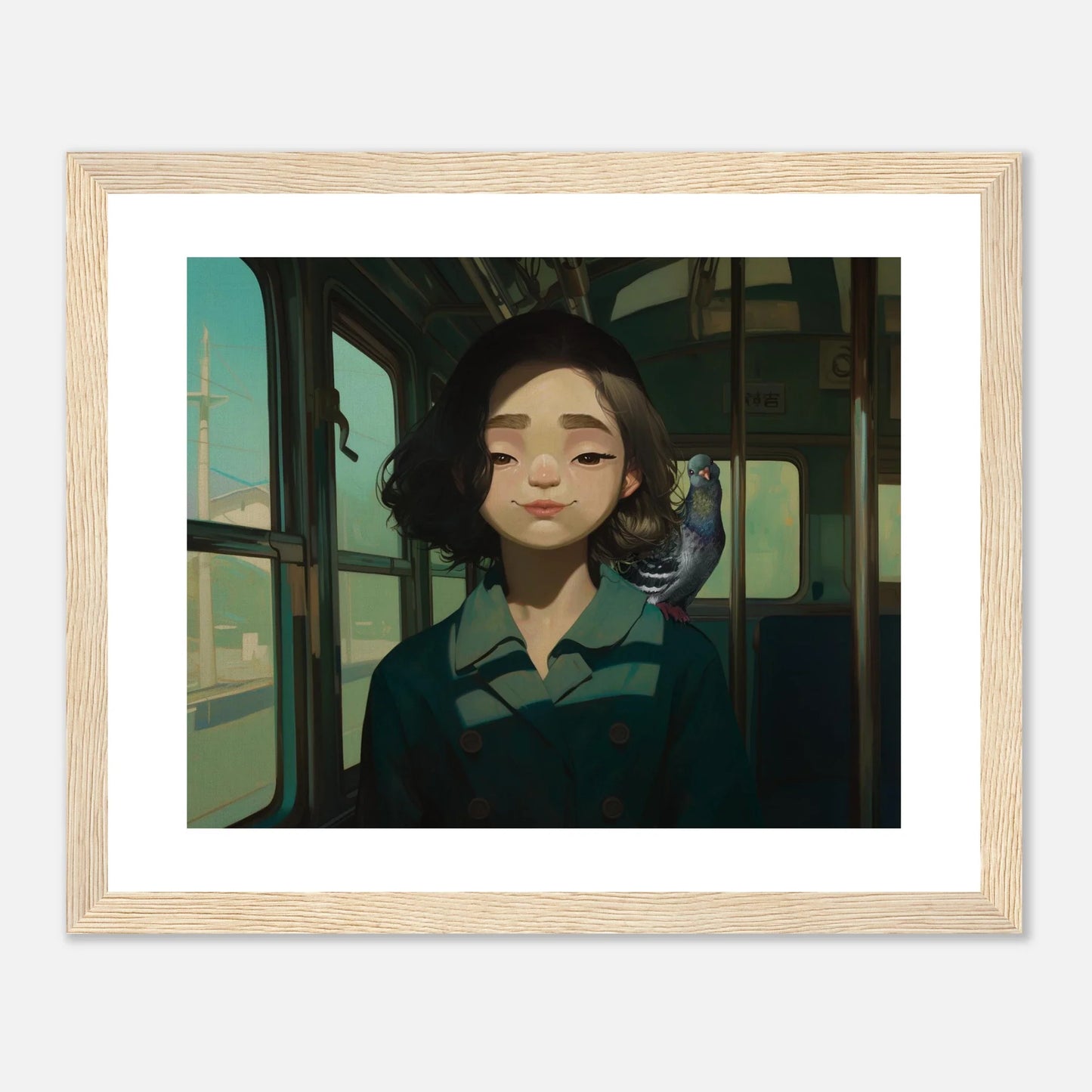 Bebe Wahyu - 'Joyful Journey' Framed Print